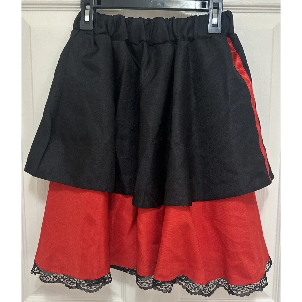 Akatsuki Skirt‎ Naruto Inspired Anime Cosplay Costume Woman's SMALL